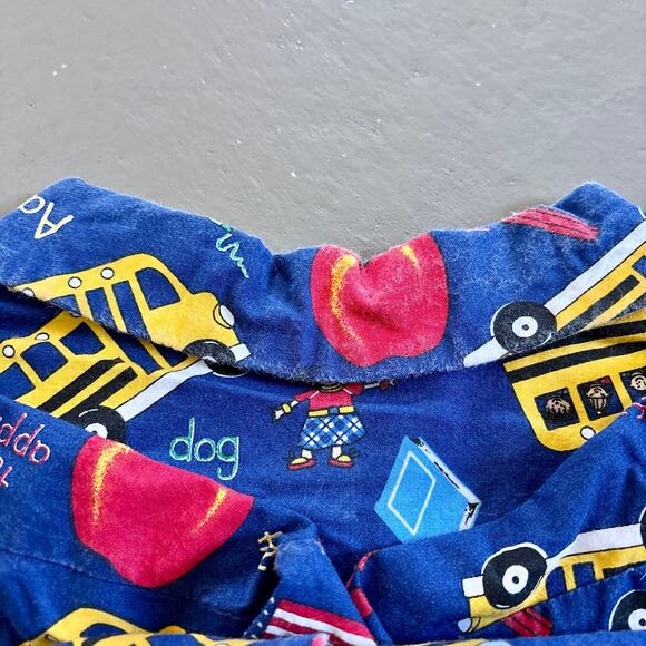 Vintage Handmade School Teacher Button Down Short Sleeve Top 4X - Picture 9 of 9